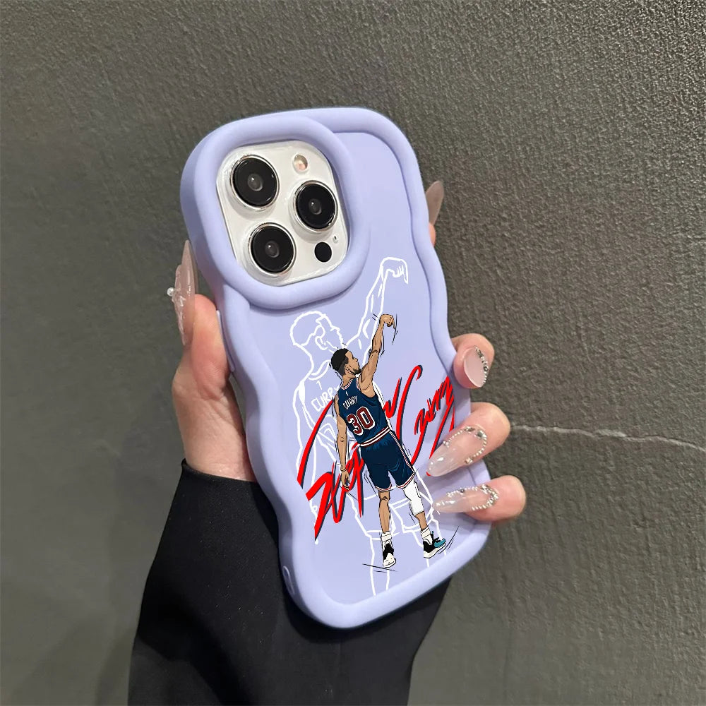 “Funda iPhone Diseño Wave Macaron – Compatible con iPhone 16/15/14/13/12/11/X/XS/XR/7/8 Plus/Pro/Max”