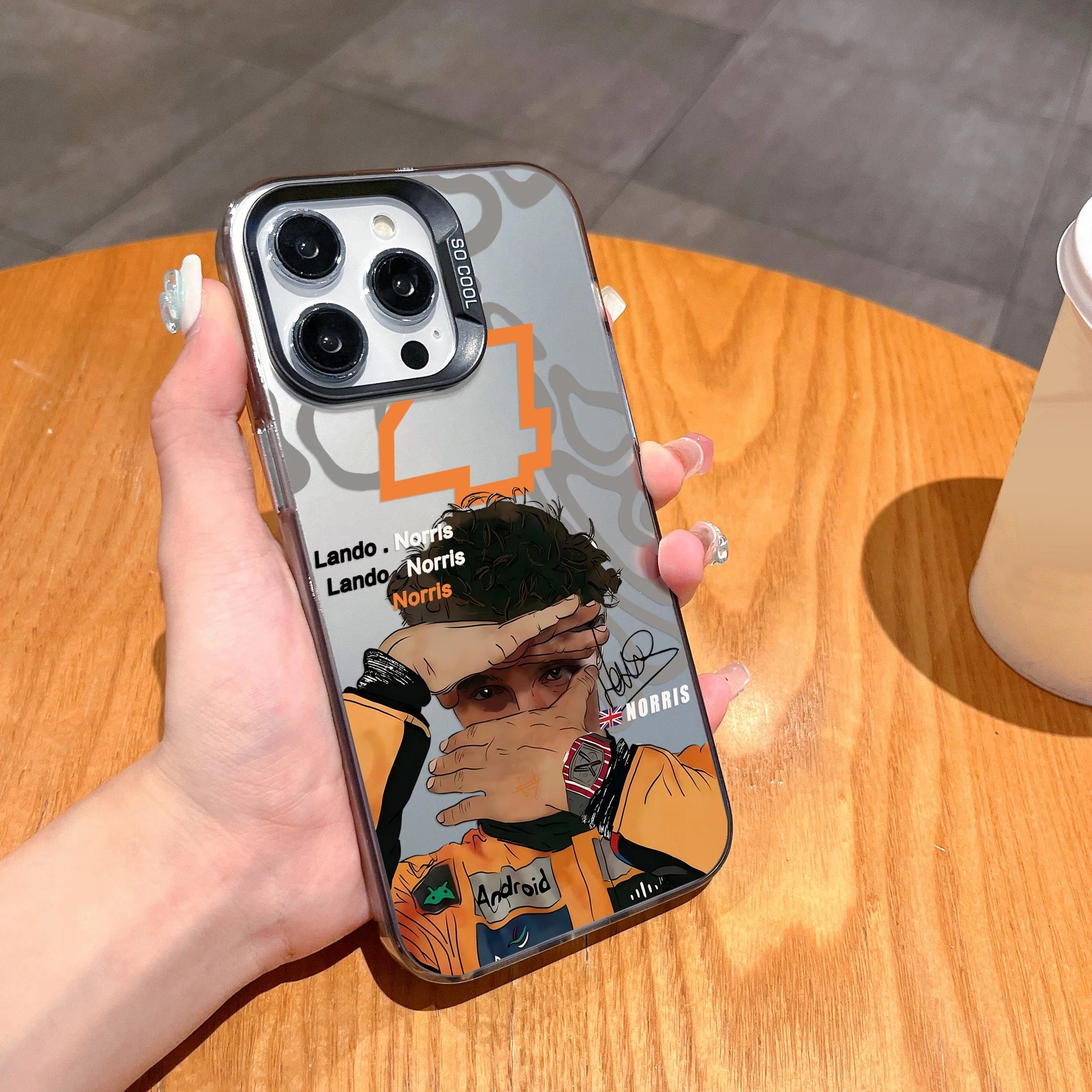 “Funda F1 Lando Norris para Xiaomi y Poco – Compatible Mi 11 Lite/12/12T/13/14/14T y Poco X5/X6/X7/F5/F6/F7/F3 GT – Protección Total”