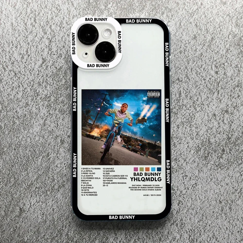 Carcasa Estilo Reggaeton para iPhone - Protección Anti-Huellas
