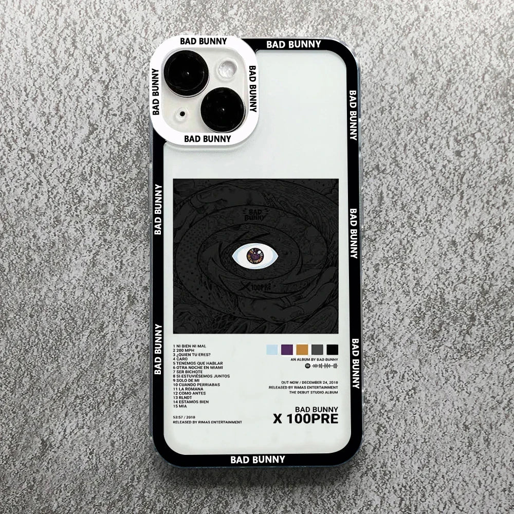 Carcasa Estilo Reggaeton para iPhone - Protección Anti-Huellas