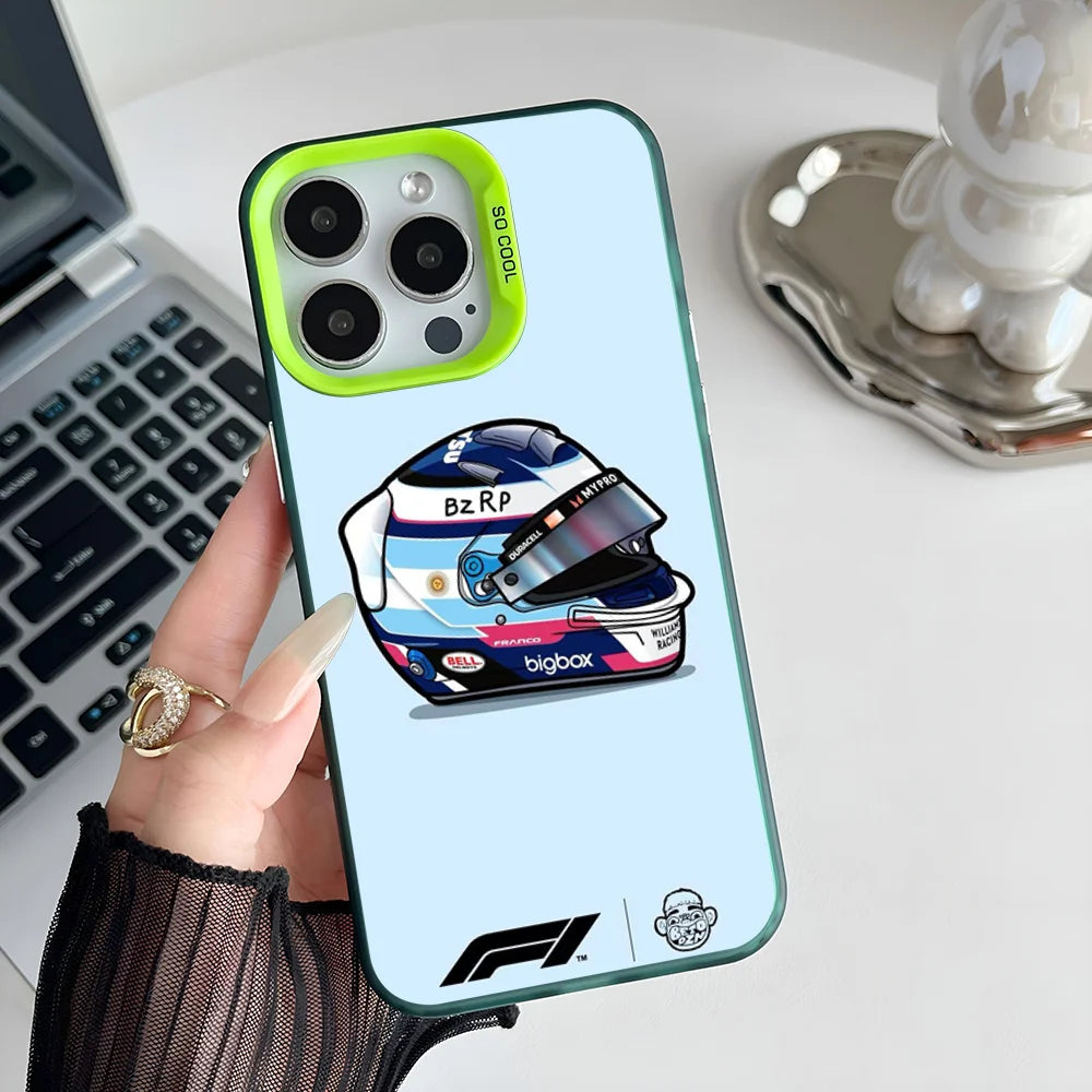 F1 Colapinto Plateada – resalta la conexión con F1 y el color.