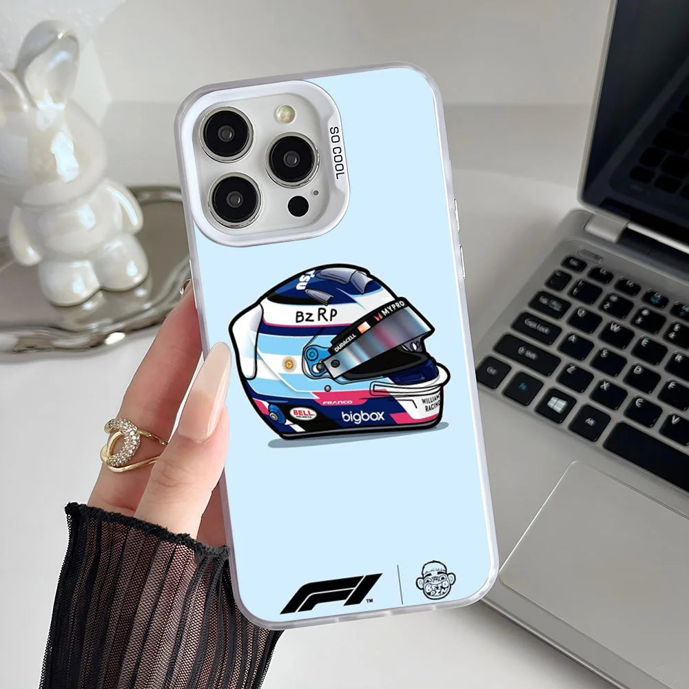 F1 Colapinto Plateada – resalta la conexión con F1 y el color.