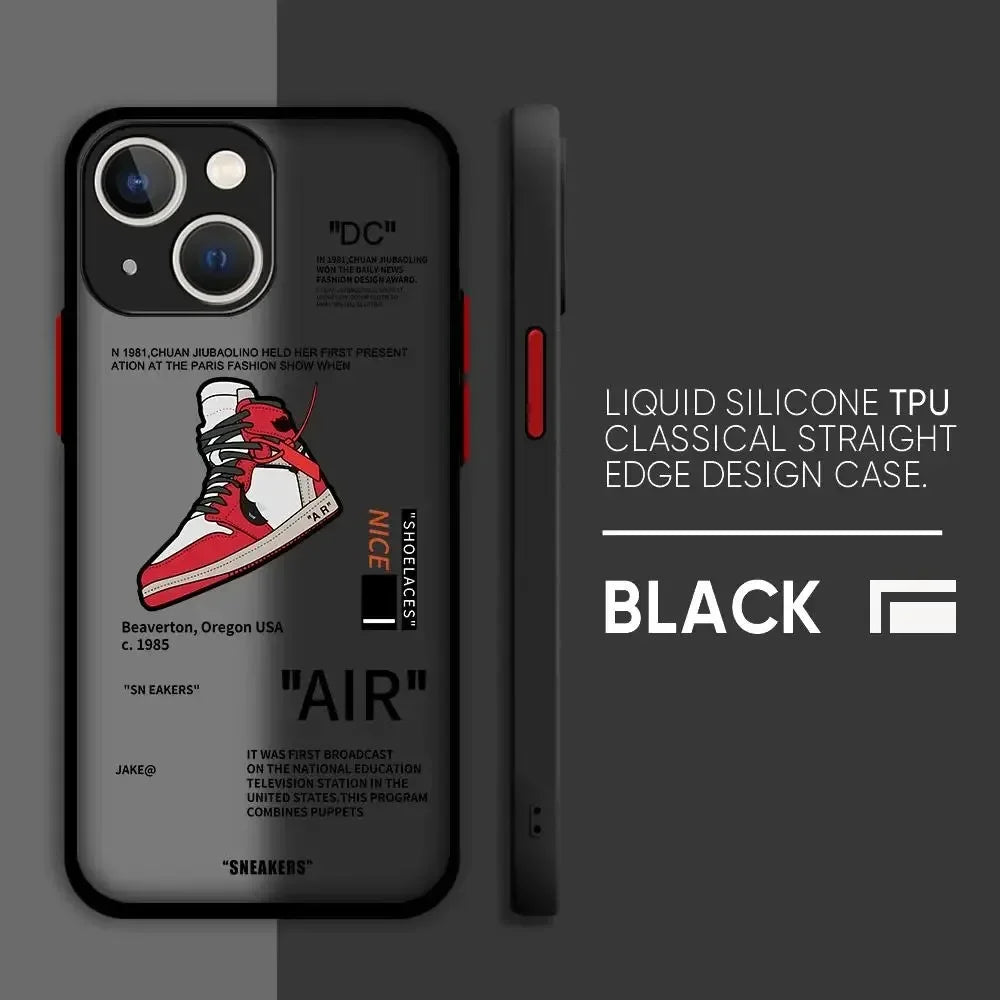 Funda Case Estilo Streetwear "Sneaker Hype" para iPhone - Diseño Urbano de Moda