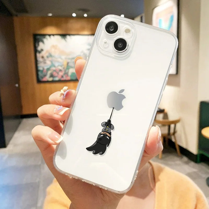 🦇🕷️ Funda Y2K Batman & Spider-Man para iPhone