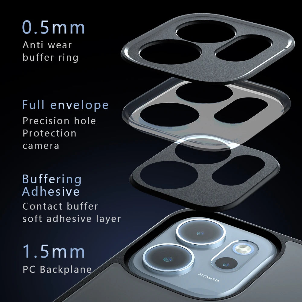 “Funda OPPO Reno14F 5G – Protección Anticaídas con Airbags, Mate, Anti-huellas y Resistente a Golpes”