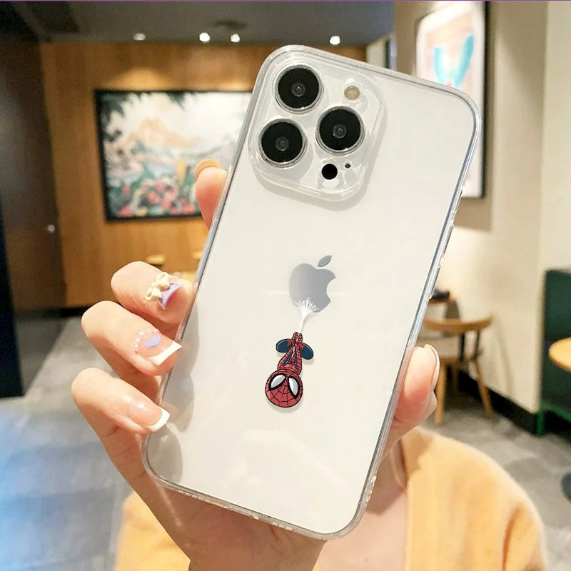 🦇🕷️ Funda Y2K Batman & Spider-Man para iPhone