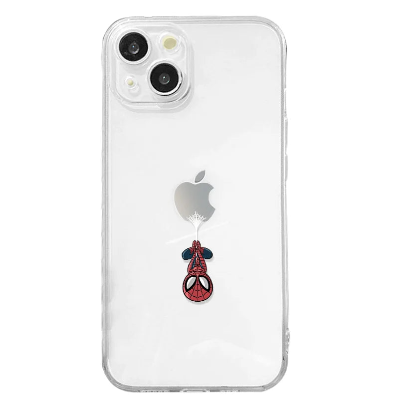 🦇🕷️ Funda Y2K Batman & Spider-Man para iPhone