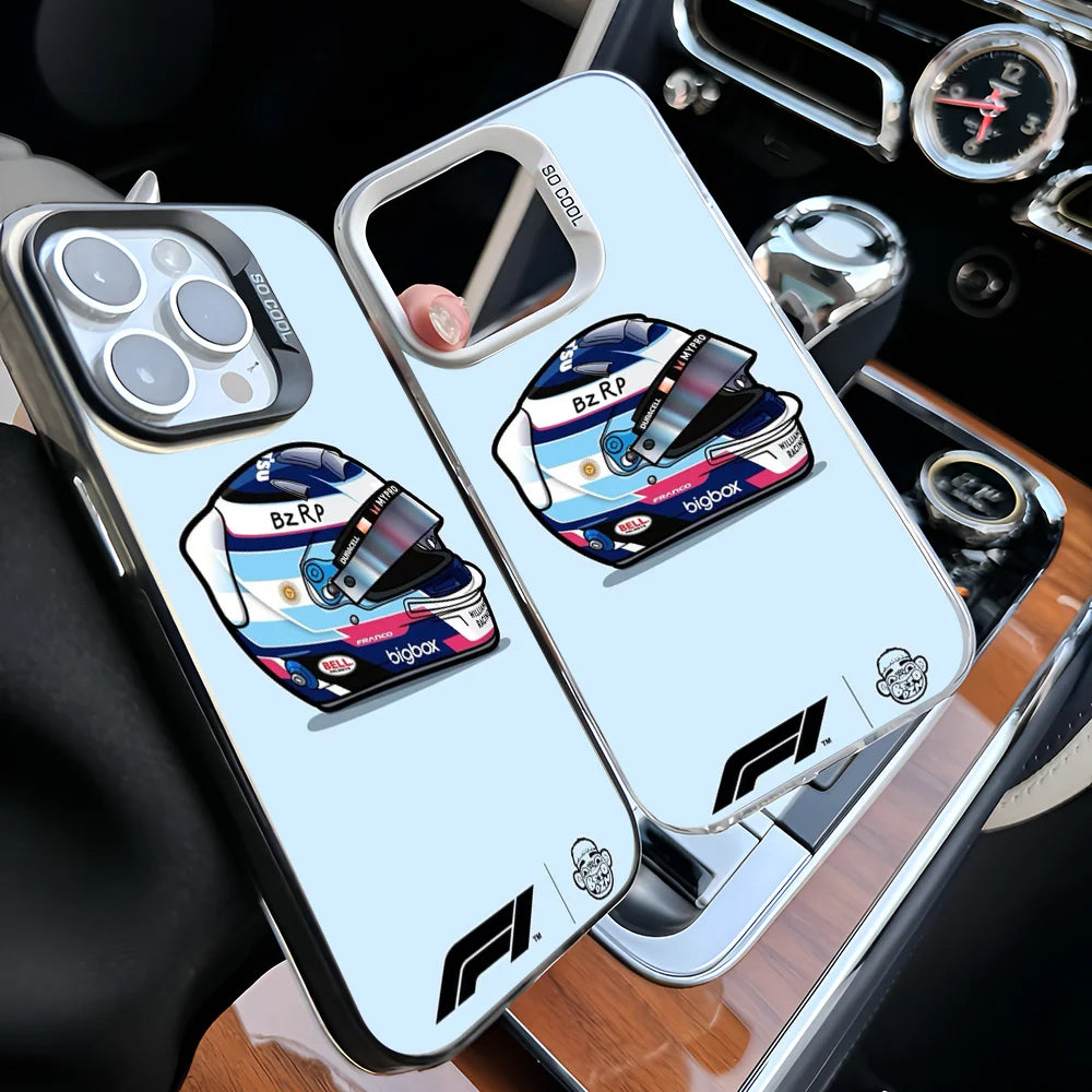 F1 Colapinto Plateada – resalta la conexión con F1 y el color.