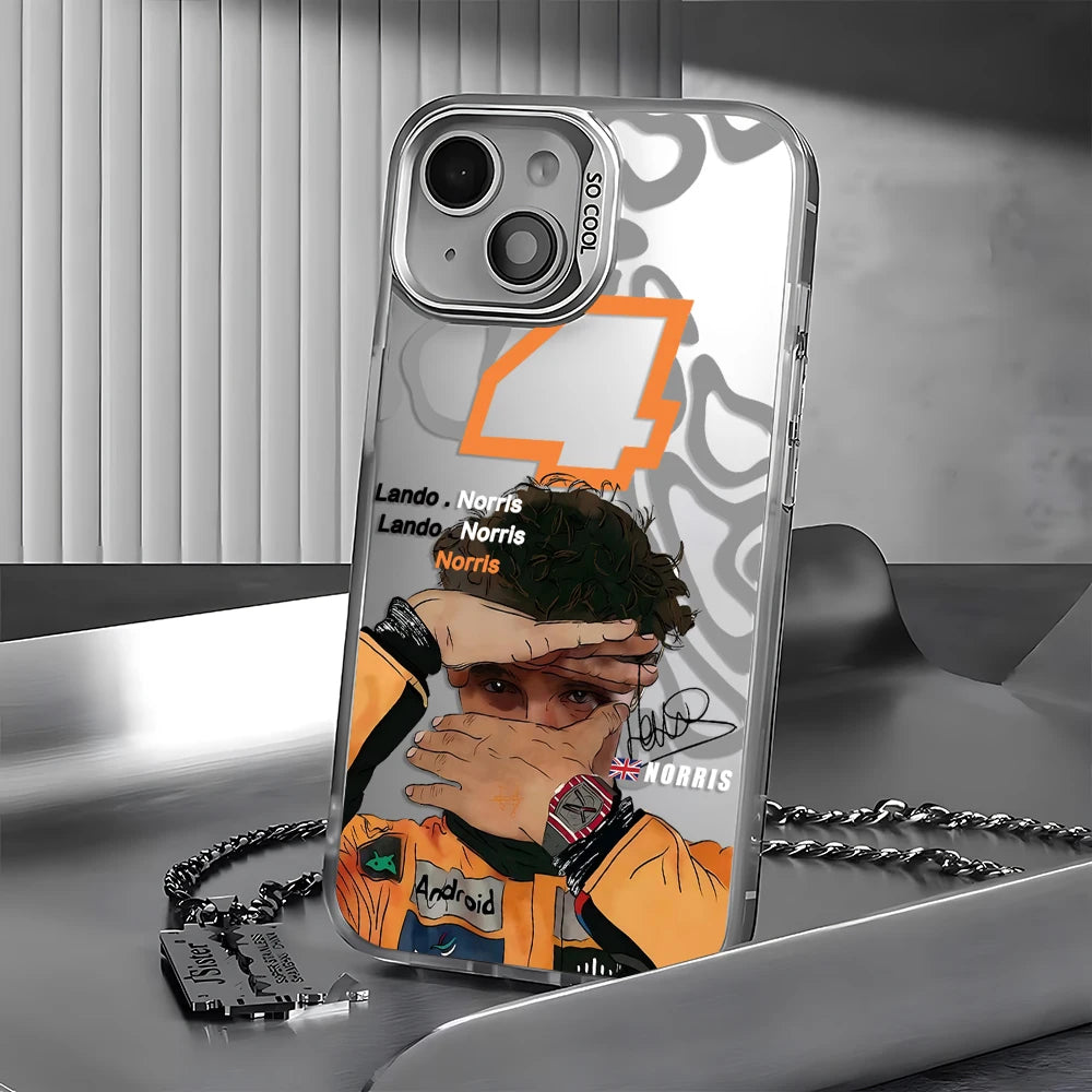 “Funda F1 Lando Norris para Xiaomi y Poco – Compatible Mi 11 Lite/12/12T/13/14/14T y Poco X5/X6/X7/F5/F6/F7/F3 GT – Protección Total”