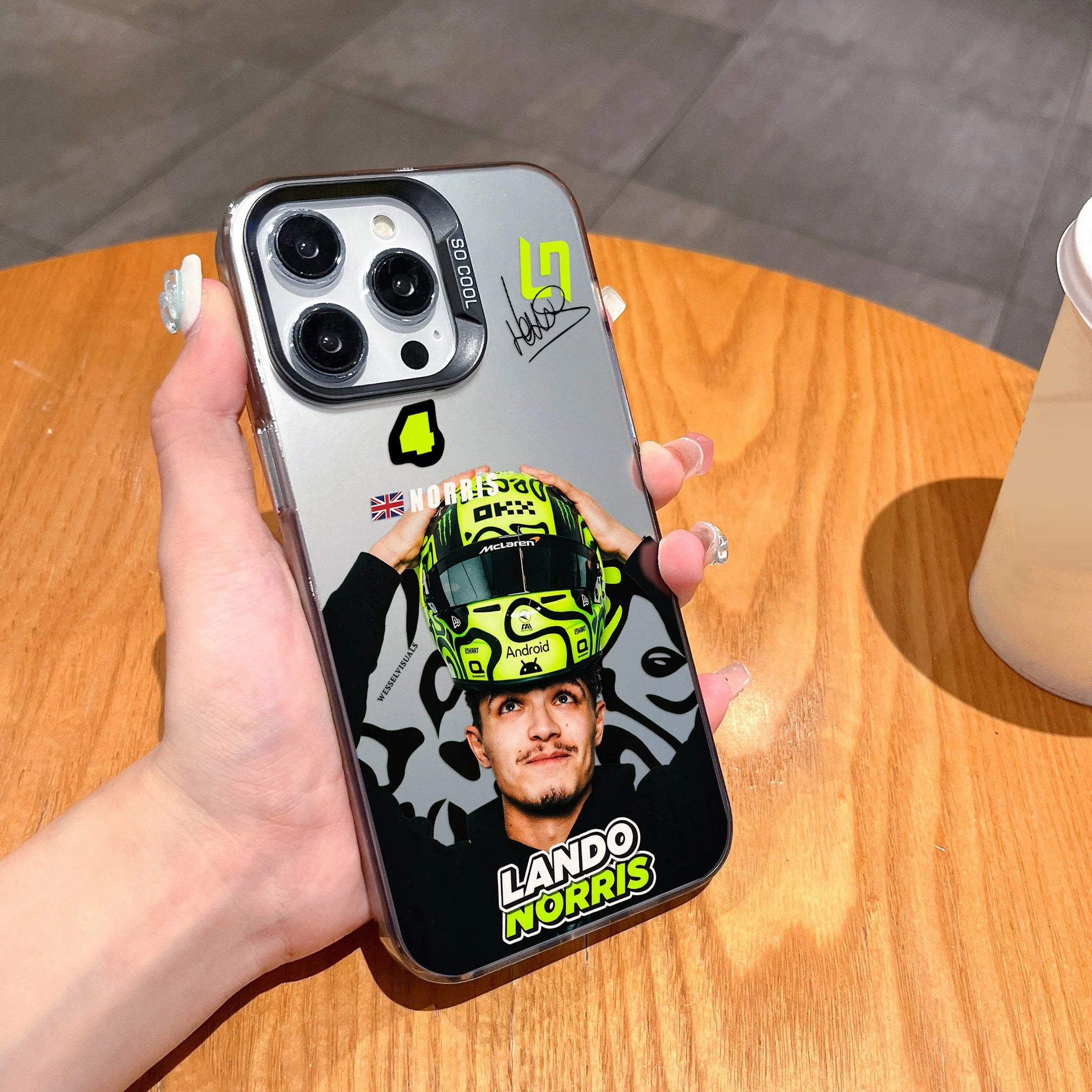 “Funda F1 Lando Norris para Xiaomi y Poco – Compatible Mi 11 Lite/12/12T/13/14/14T y Poco X5/X6/X7/F5/F6/F7/F3 GT – Protección Total”