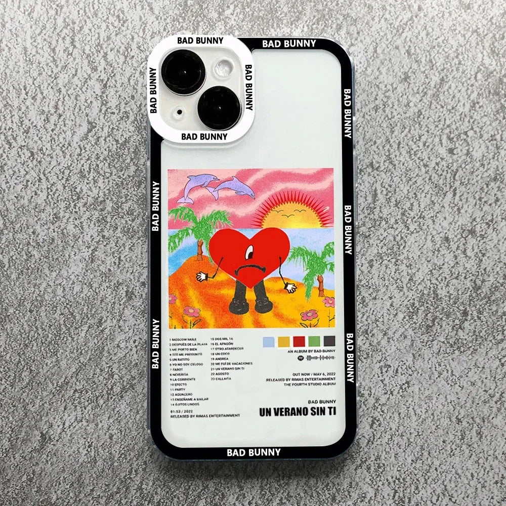 Carcasa Estilo Reggaeton para iPhone - Protección Anti-Huellas