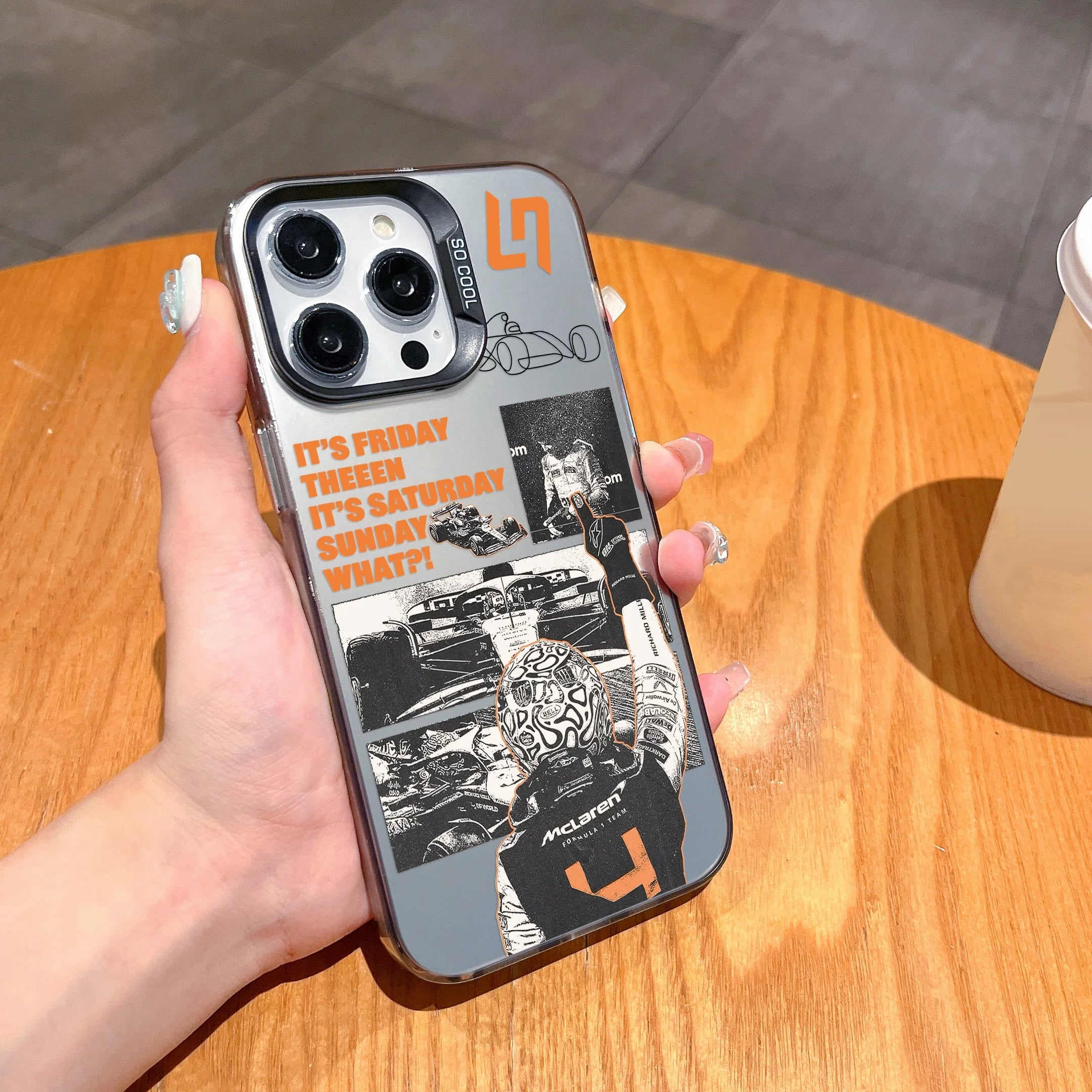 “Funda F1 Lando Norris para Xiaomi y Poco – Compatible Mi 11 Lite/12/12T/13/14/14T y Poco X5/X6/X7/F5/F6/F7/F3 GT – Protección Total”