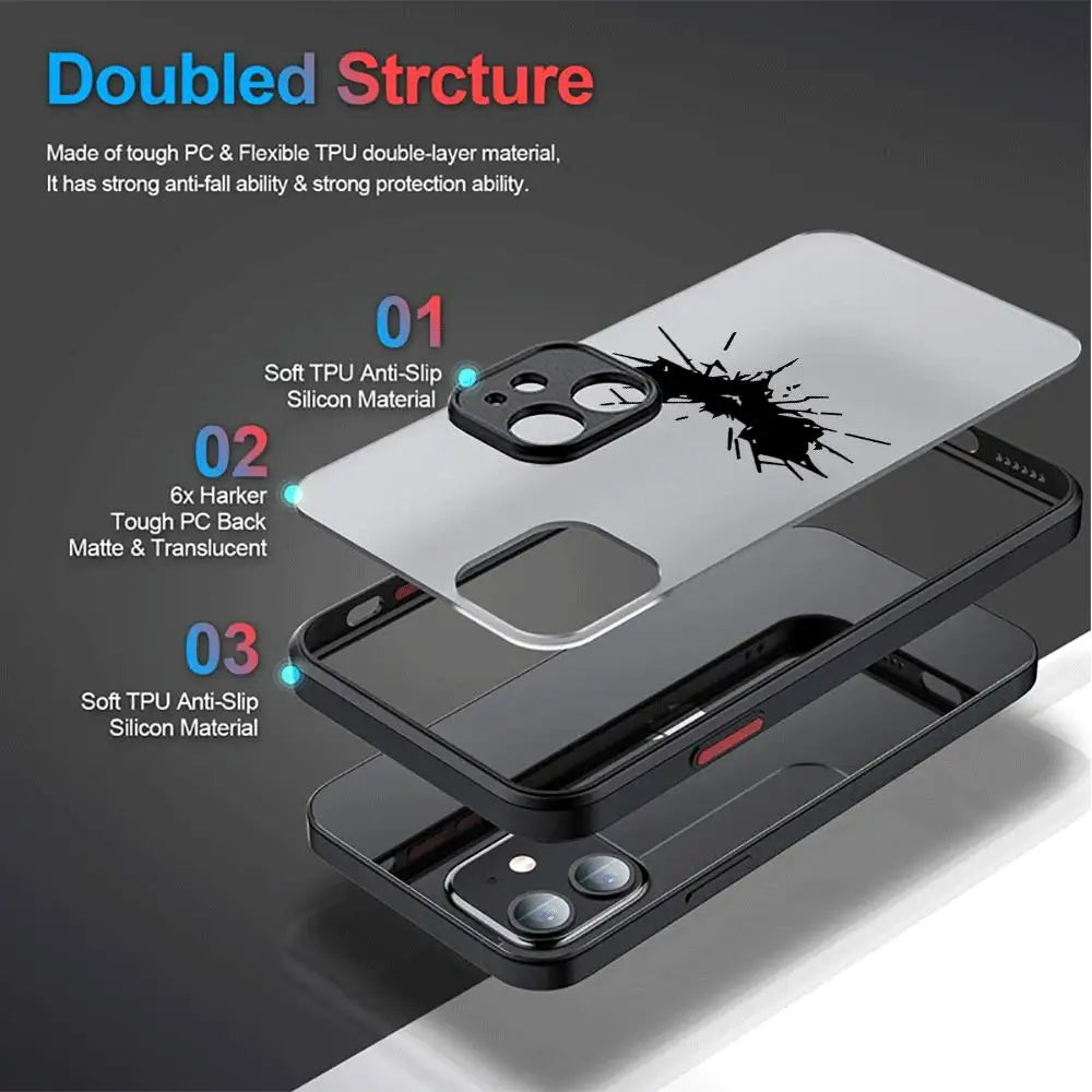 Funda Transparente con Logo de Batman para iPhone – Protección Estilizada